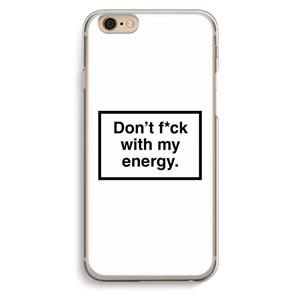 CaseCompany My energy: iPhone 6 / 6S Transparant Hoesje