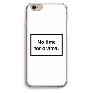 CaseCompany No drama: iPhone 6 / 6S Transparant Hoesje
