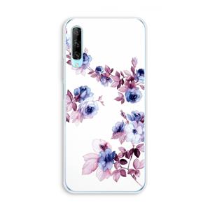 CaseCompany Waterverf bloemen: Huawei P Smart Pro Transparant Hoesje