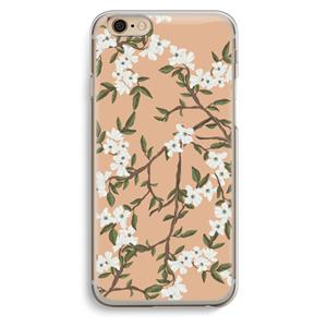 CaseCompany Blossoming spring: iPhone 6 / 6S Transparant Hoesje