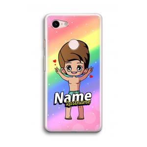 CaseCompany Chibi Maker man: Google Pixel 3 Transparant Hoesje