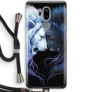CaseCompany Brotherhood: LG G7 Thinq Transparant Hoesje met koord