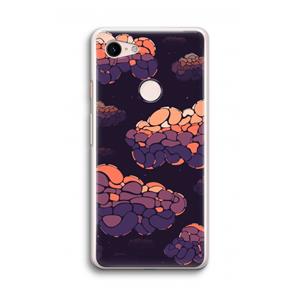 CaseCompany Patroon Wolken: Google Pixel 3 Transparant Hoesje