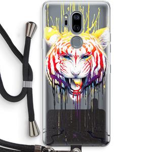 CaseCompany Fading: LG G7 Thinq Transparant Hoesje met koord