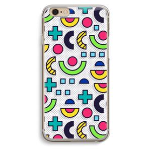 CaseCompany 8-bit N°6: iPhone 6 / 6S Transparant Hoesje