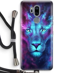 CaseCompany Firstborn: LG G7 Thinq Transparant Hoesje met koord