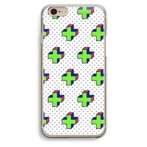 CaseCompany 8-bit N°10: iPhone 6 / 6S Transparant Hoesje