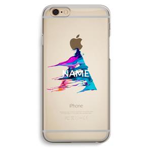 CaseCompany Abstract Spectrum: iPhone 6 / 6S Transparant Hoesje