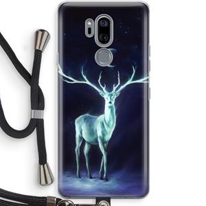 CaseCompany Nightbringer: LG G7 Thinq Transparant Hoesje met koord