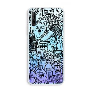 CaseCompany Vexx Black Mixtape: Huawei P Smart Pro Transparant Hoesje