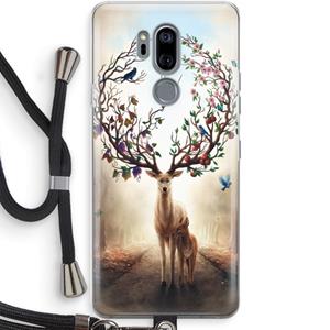 CaseCompany Seasons Change: LG G7 Thinq Transparant Hoesje met koord