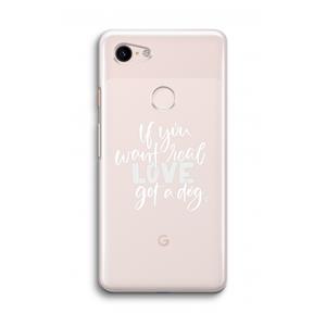 CaseCompany Partner in crime: Google Pixel 3 Transparant Hoesje