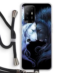 CaseCompany Brotherhood: Oppo A94 5G Transparant Hoesje met koord