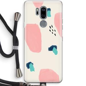 CaseCompany Monday Surprise: LG G7 Thinq Transparant Hoesje met koord