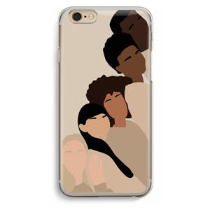 CaseCompany Sweet creatures: iPhone 6 / 6S Transparant Hoesje