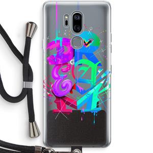 CaseCompany Dream: LG G7 Thinq Transparant Hoesje met koord