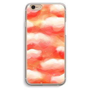 CaseCompany Lichte Wolken: iPhone 6 / 6S Transparant Hoesje