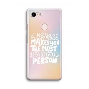 CaseCompany The prettiest: Google Pixel 3 Transparant Hoesje