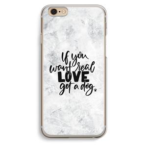 CaseCompany Partner in crime: iPhone 6 / 6S Transparant Hoesje