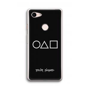 CaseCompany Squid Game: Google Pixel 3 Transparant Hoesje