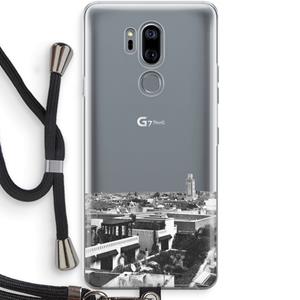 CaseCompany Marrakech Skyline : LG G7 Thinq Transparant Hoesje met koord