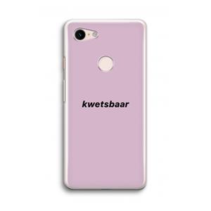 CaseCompany kwetsbaar: Google Pixel 3 Transparant Hoesje