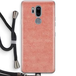 CaseCompany Marrakech Walls: LG G7 Thinq Transparant Hoesje met koord