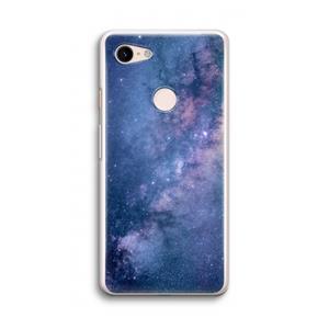 CaseCompany Nebula: Google Pixel 3 Transparant Hoesje