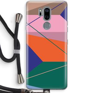 CaseCompany Gestalte 1: LG G7 Thinq Transparant Hoesje met koord