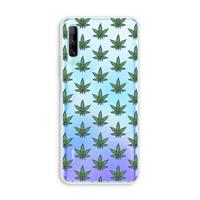 CaseCompany Weed: Huawei P Smart Pro Transparant Hoesje
