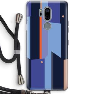 CaseCompany Gestalte 3: LG G7 Thinq Transparant Hoesje met koord