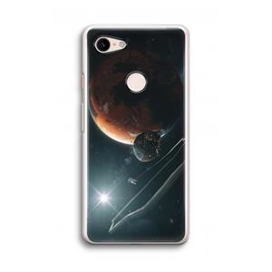 CaseCompany Mars Renaissance: Google Pixel 3 Transparant Hoesje