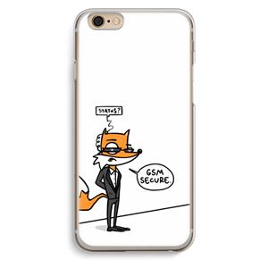 CaseCompany GSM secure: iPhone 6 / 6S Transparant Hoesje