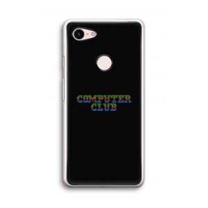 CaseCompany Retro: Google Pixel 3 Transparant Hoesje