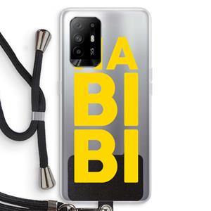 CaseCompany Habibi Majorelle : Oppo A94 5G Transparant Hoesje met koord