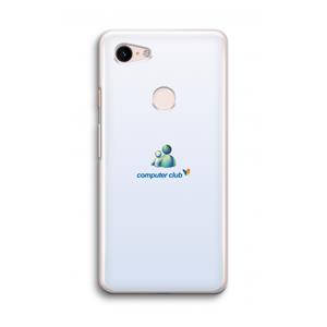 CaseCompany MSN: Google Pixel 3 Transparant Hoesje