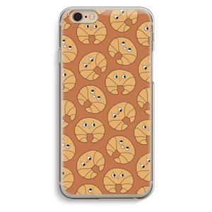 CaseCompany Croissant: iPhone 6 / 6S Transparant Hoesje