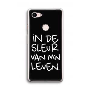 CaseCompany De Sleur: Google Pixel 3 Transparant Hoesje