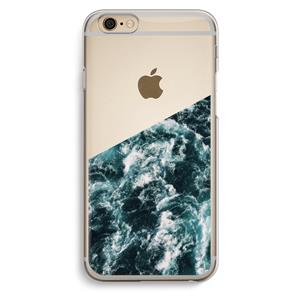CaseCompany Zee golf: iPhone 6 / 6S Transparant Hoesje