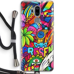CaseCompany Represent: LG G7 Thinq Transparant Hoesje met koord