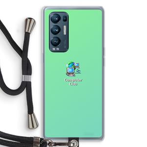 CaseCompany Win98: Oppo Find X3 Neo Transparant Hoesje met koord