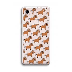 CaseCompany Pony: Google Pixel 3 Transparant Hoesje