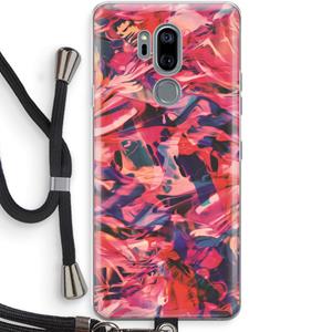 CaseCompany California: LG G7 Thinq Transparant Hoesje met koord