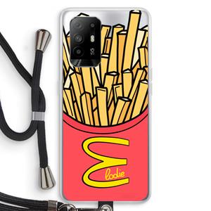 CaseCompany McElodie: Oppo A94 5G Transparant Hoesje met koord