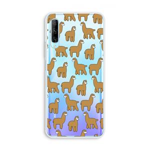CaseCompany Alpacas: Huawei P Smart Pro Transparant Hoesje