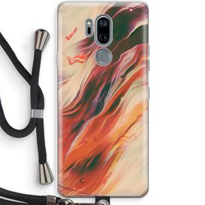 CaseCompany Forgotten Lands: LG G7 Thinq Transparant Hoesje met koord