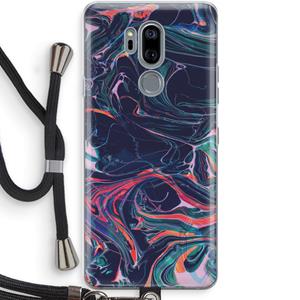 CaseCompany Light Years Beyond: LG G7 Thinq Transparant Hoesje met koord