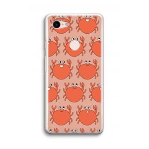 CaseCompany Krab: Google Pixel 3 Transparant Hoesje