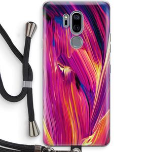 CaseCompany Phoenix: LG G7 Thinq Transparant Hoesje met koord