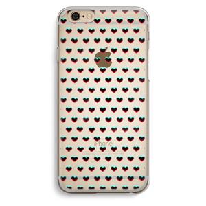 CaseCompany Hartjes: iPhone 6 / 6S Transparant Hoesje